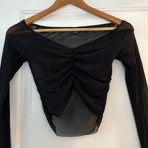 NWT Only Hearts tulle crop top